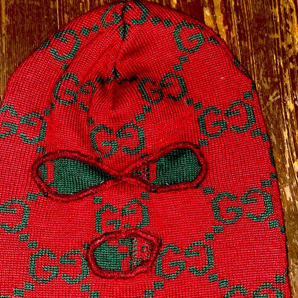 Reversible authentic Gucci ski mask- I WAS Just  SENT HOme FROM THE HOSPITAL